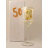 Hand-painted wine glass 